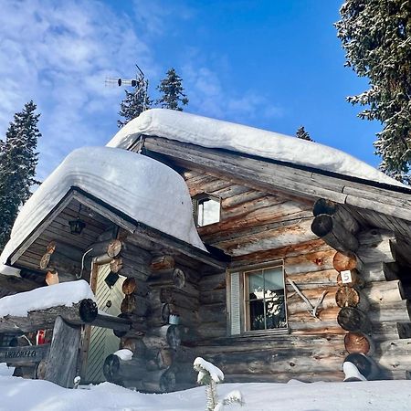 Lapland Log Chalet Cabin Ukko-Kelo Luosto Villa Bagian luar foto