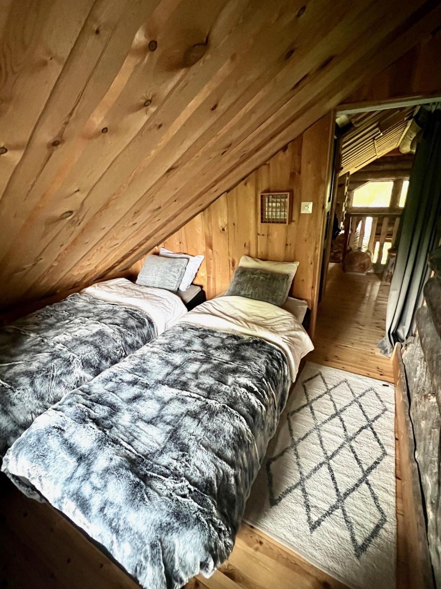 Lapland Log Chalet Cabin Ukko-Kelo Luosto Villa Bagian luar foto