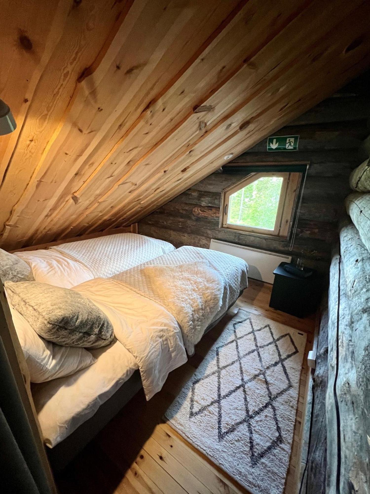 Lapland Log Chalet Cabin Ukko-Kelo Luosto Villa Bagian luar foto